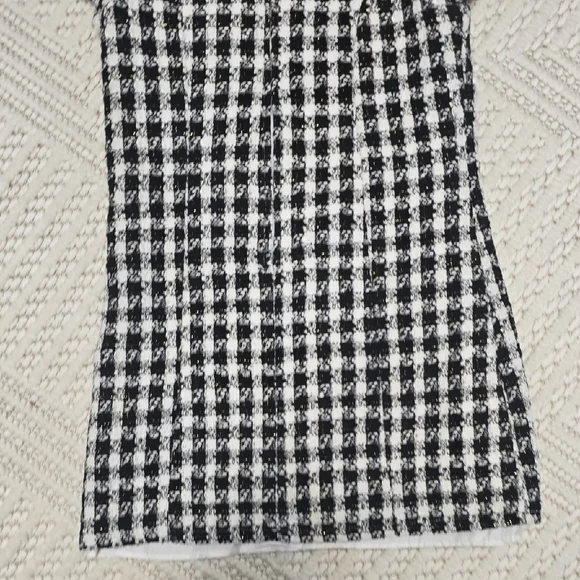 Rare Editions Black and White Plaid Kids Dress - Picture 11 of 11